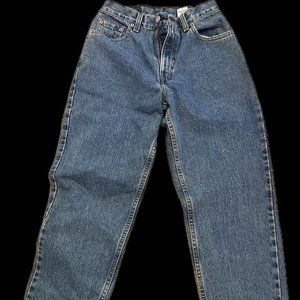 VTG Vintage Levi's 550 Mom Jeans Women's 8 Relaxed Fit Tapered Leg USA Made